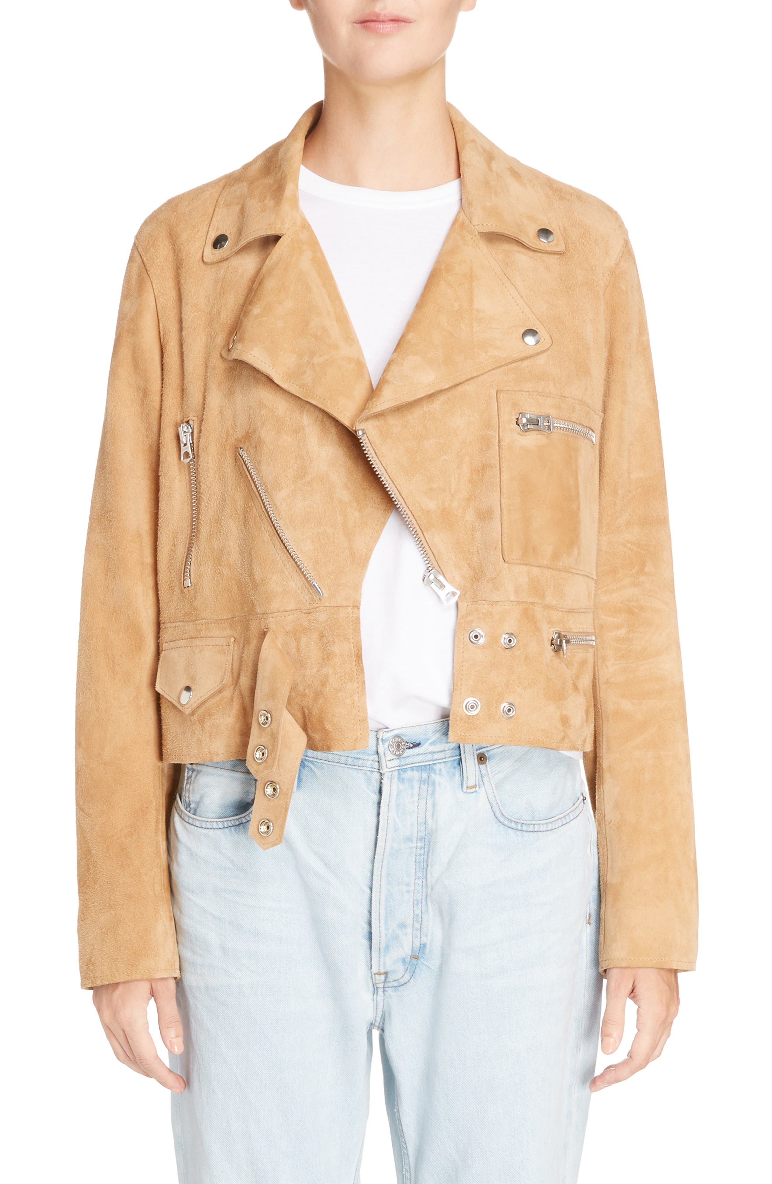 acne studios suede jacket