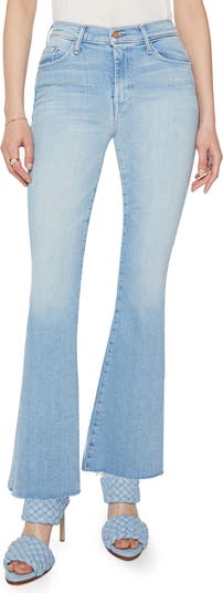 MOTHER The Weekend Fray Hem Bootcut Jeans
