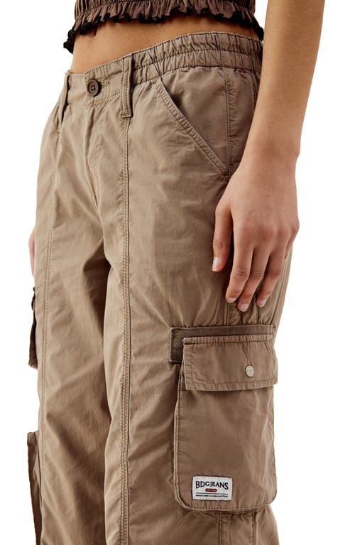 Shop Bdg Urban Outfitters Y2k Cotton Cargo Pants In Light Brown