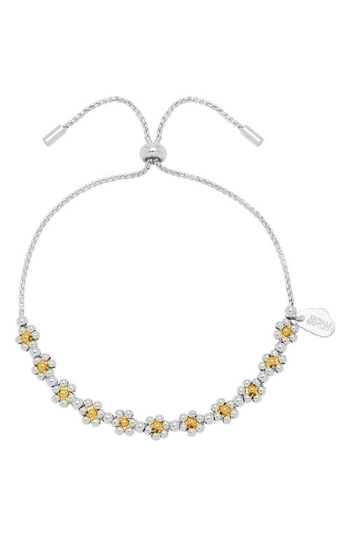 Estella Bartlett Amelia Daisy Chain Bracelet in Gold And Silver at Nordstrom