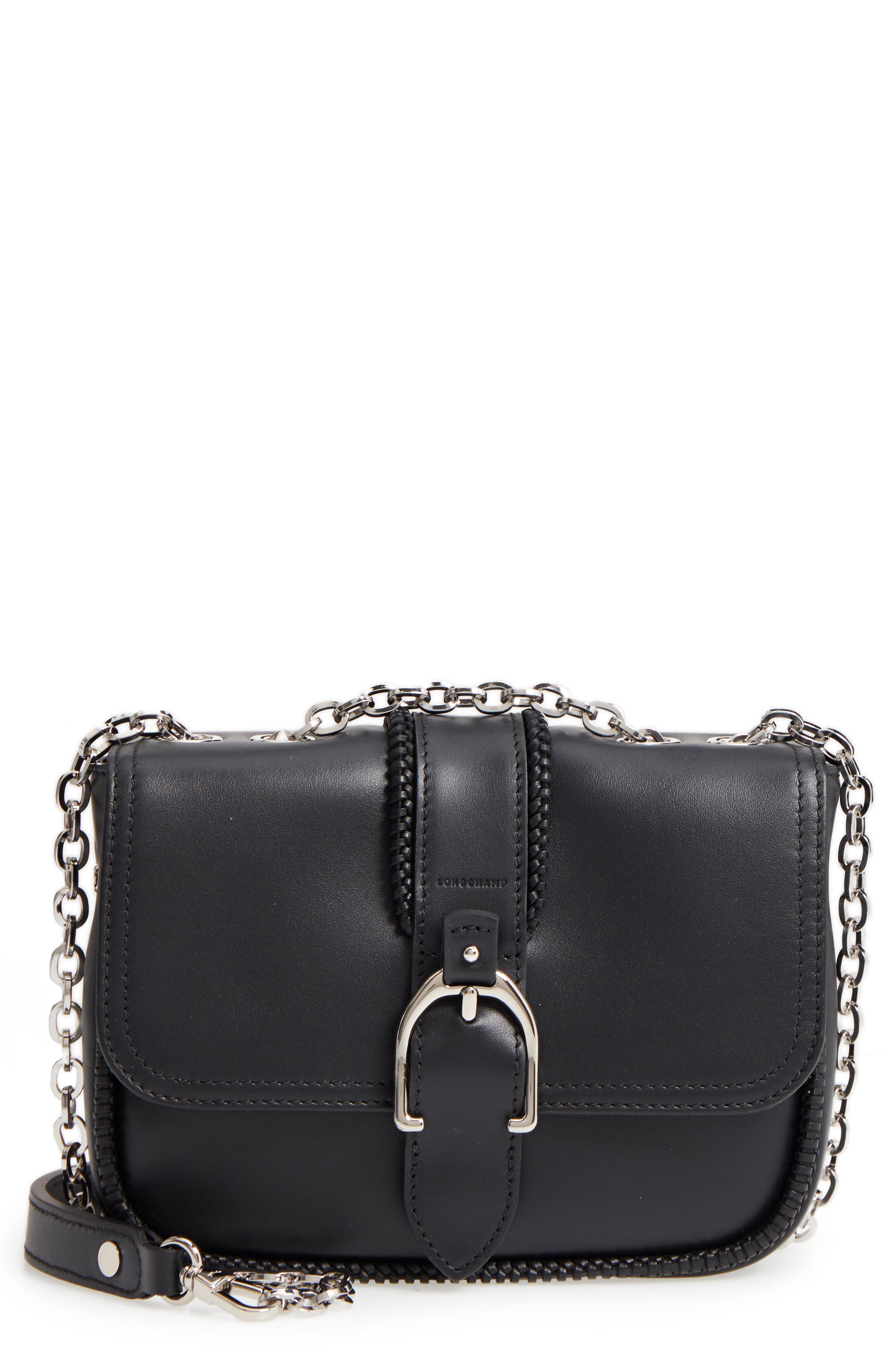 Longchamp Amazone Leather Crossbody Bag 