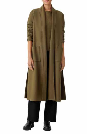 Eileen Fisher Open Front Longline Blazer Nordstrom