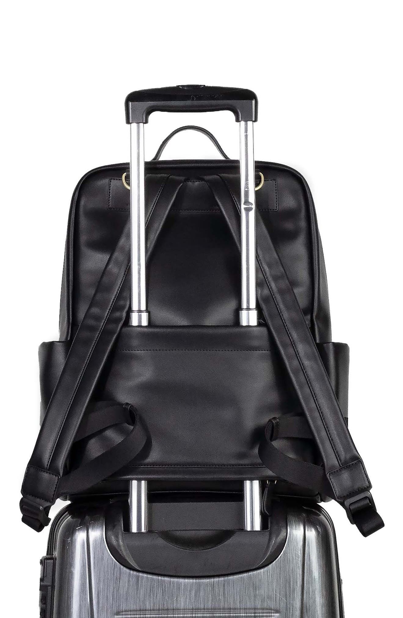 TWELVElittle PeekABoo Faux Leather Diaper Backpack Nordstrom