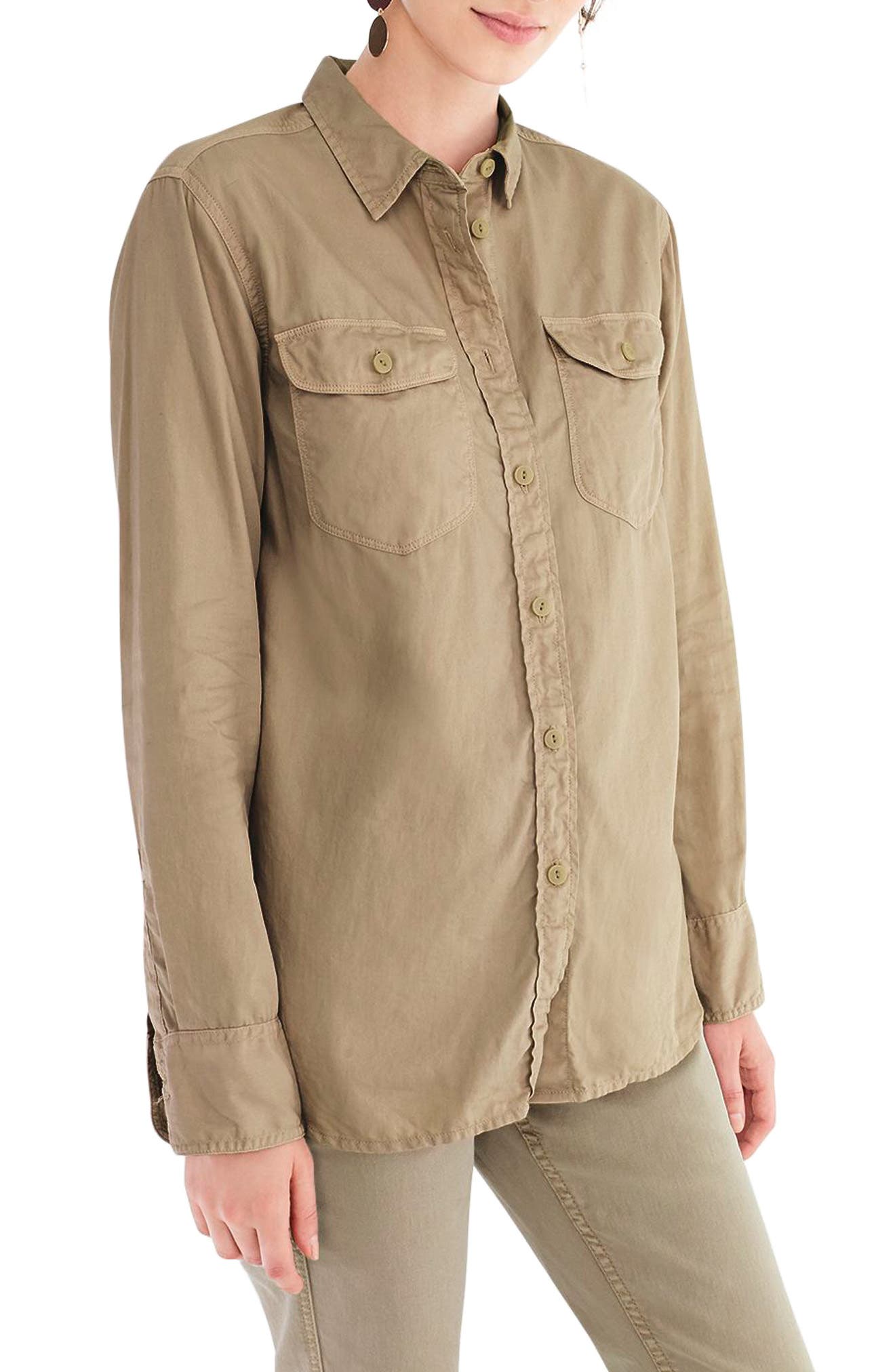 j crew boyfriend shirt