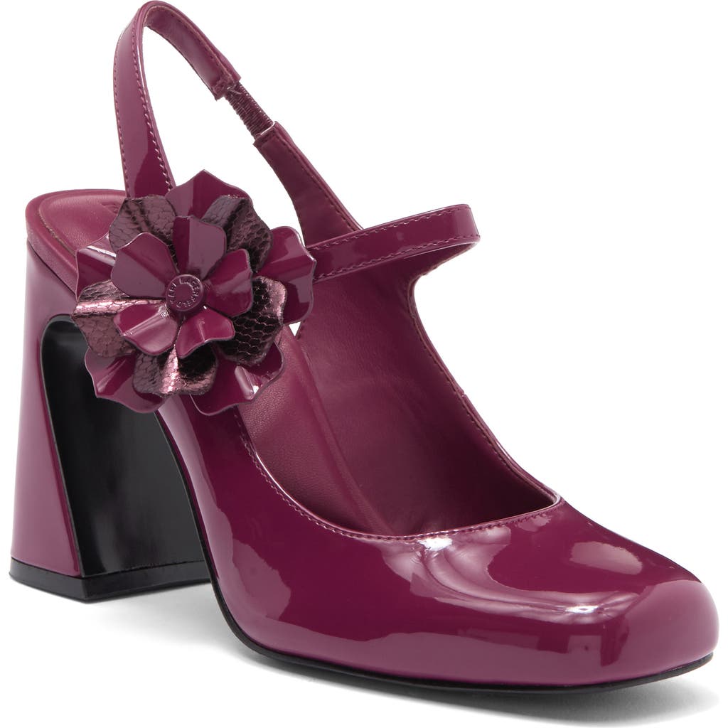 Karl Lagerfeld Paris Pierra Slingback Pump In Red Plum