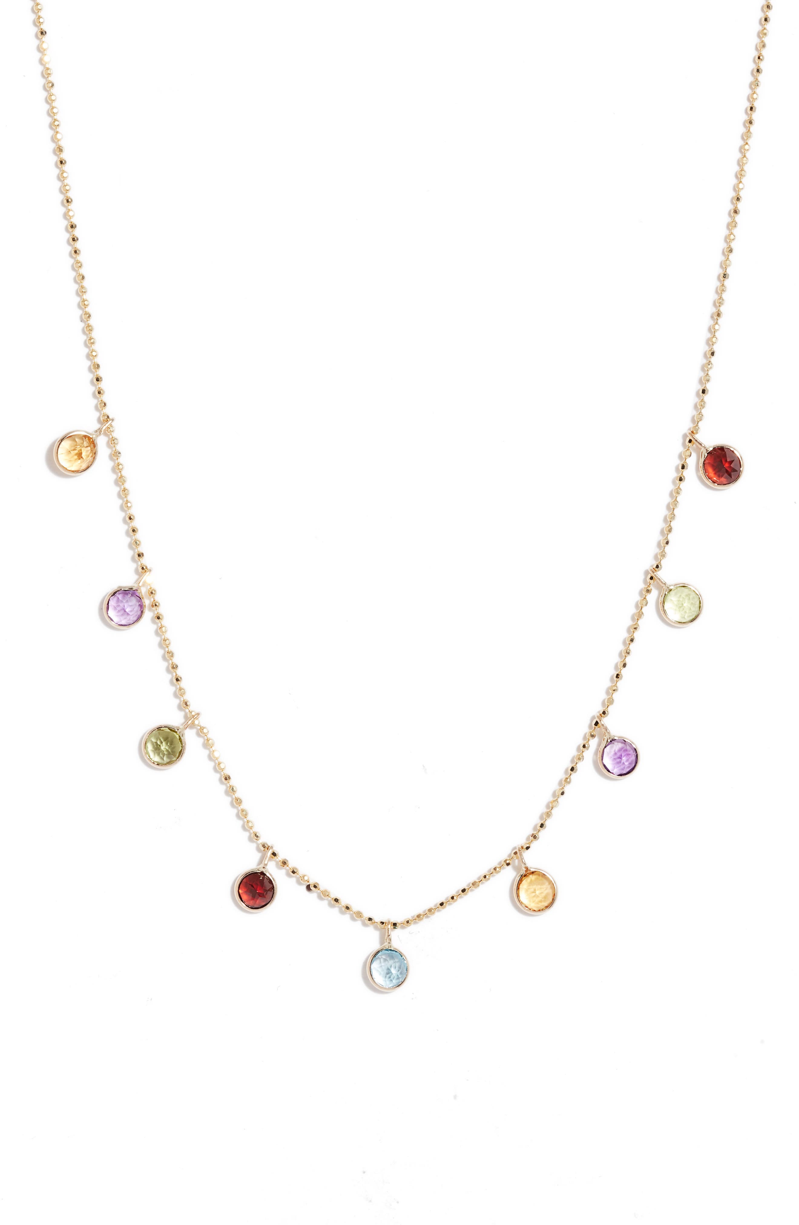 nordstrom rainbow necklace