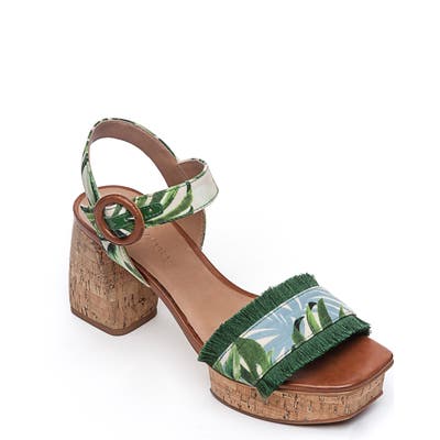 Bernardo Reagan Platform Sandal, Green