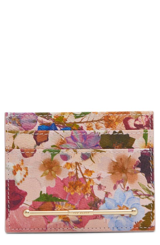 Ted Baker Victoria Leather Card Wallet In Multi