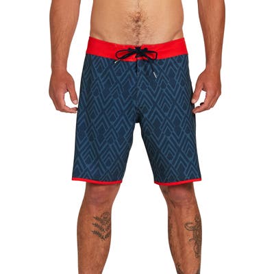 Volcom Echo Mod 19 Board Shorts, Blue