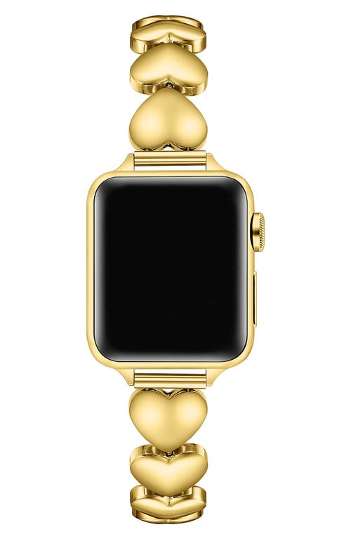 Shop The Posh Tech Aphrodite Heart Bracelet Apple Watch® Watchband In Gold