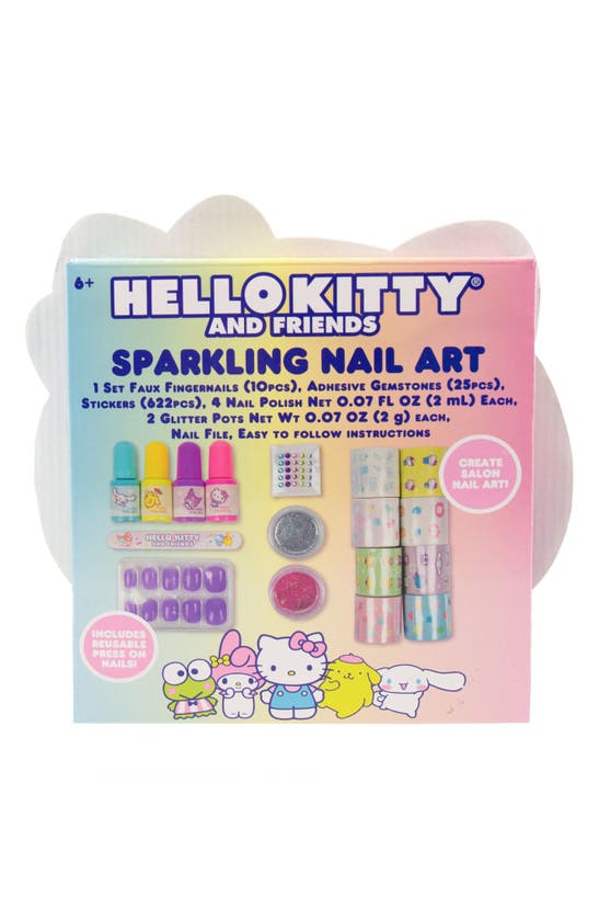 Shop Hello Kitty Helly Kitty® & Friends Sparkling Nail Art In Pink Multi