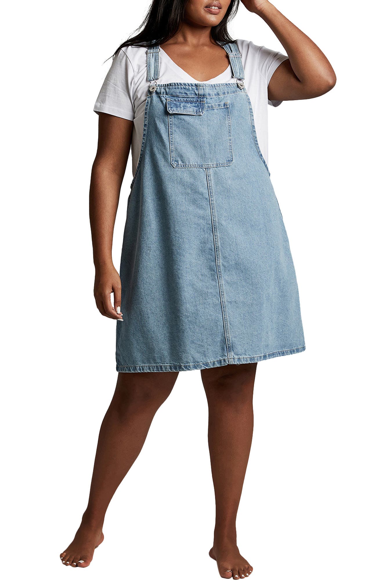 Up jeans pinafore costume
