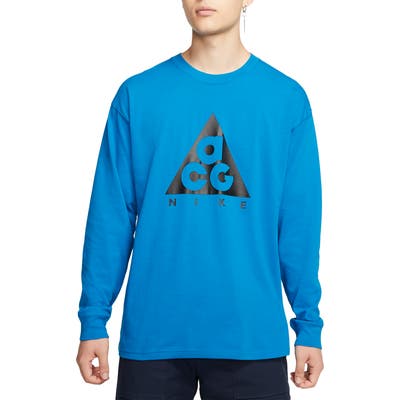 Nike Nrg All Conditions Gear Logo T-Shirt, Blue