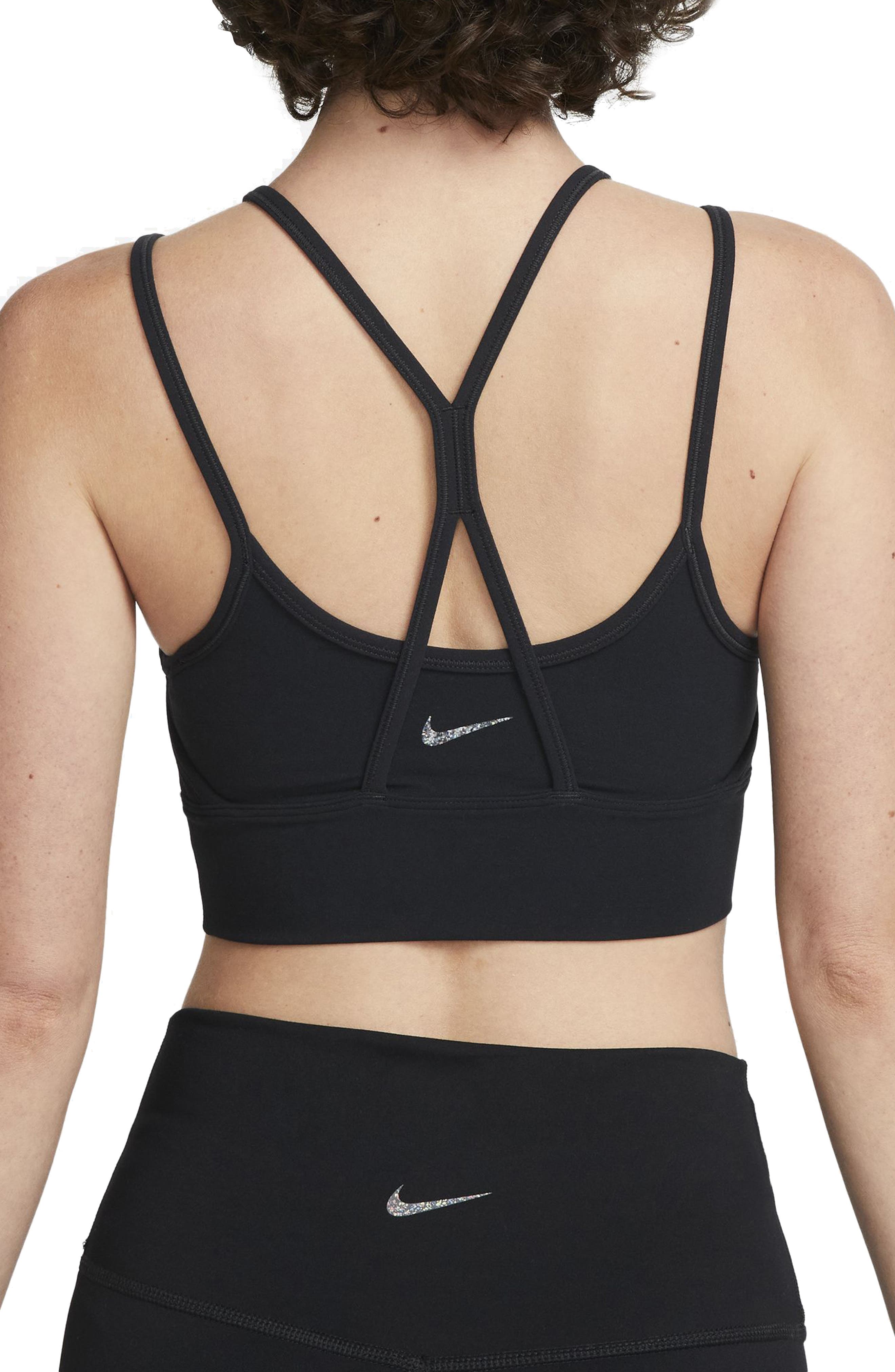 Nike Women's High Impact Strappy Sports Bra(Ember Glow,X-Small