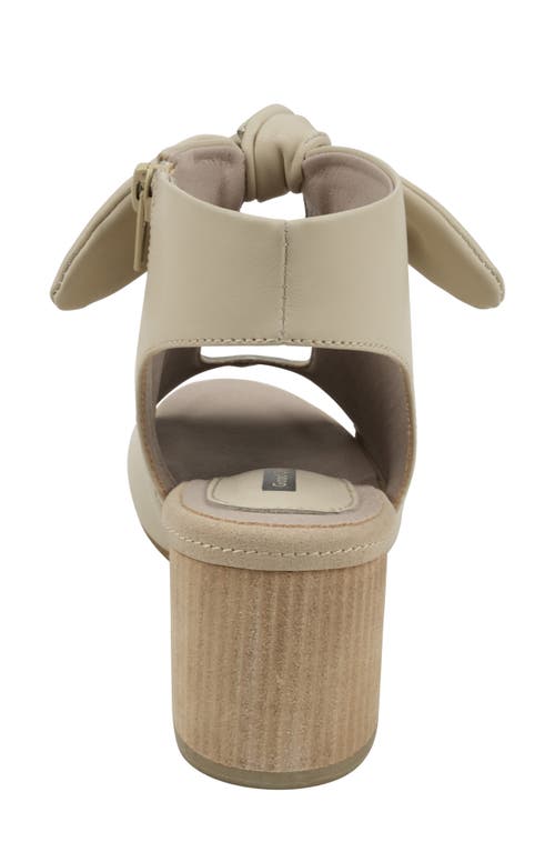 Good Choice New York Kimora Bow Block Heel Bootie In Beige