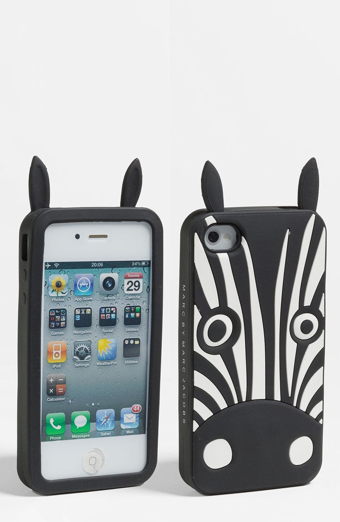MARC BY MARC JACOBS 'Julio the Zebra' iPhone 4 & 4S Case Nordstrom