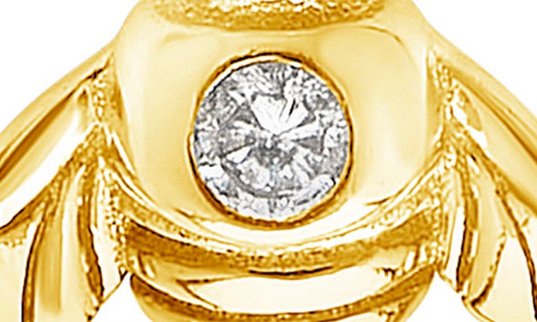 Sterling Forever Set Of 2 Bee Stud Earrings In Gold