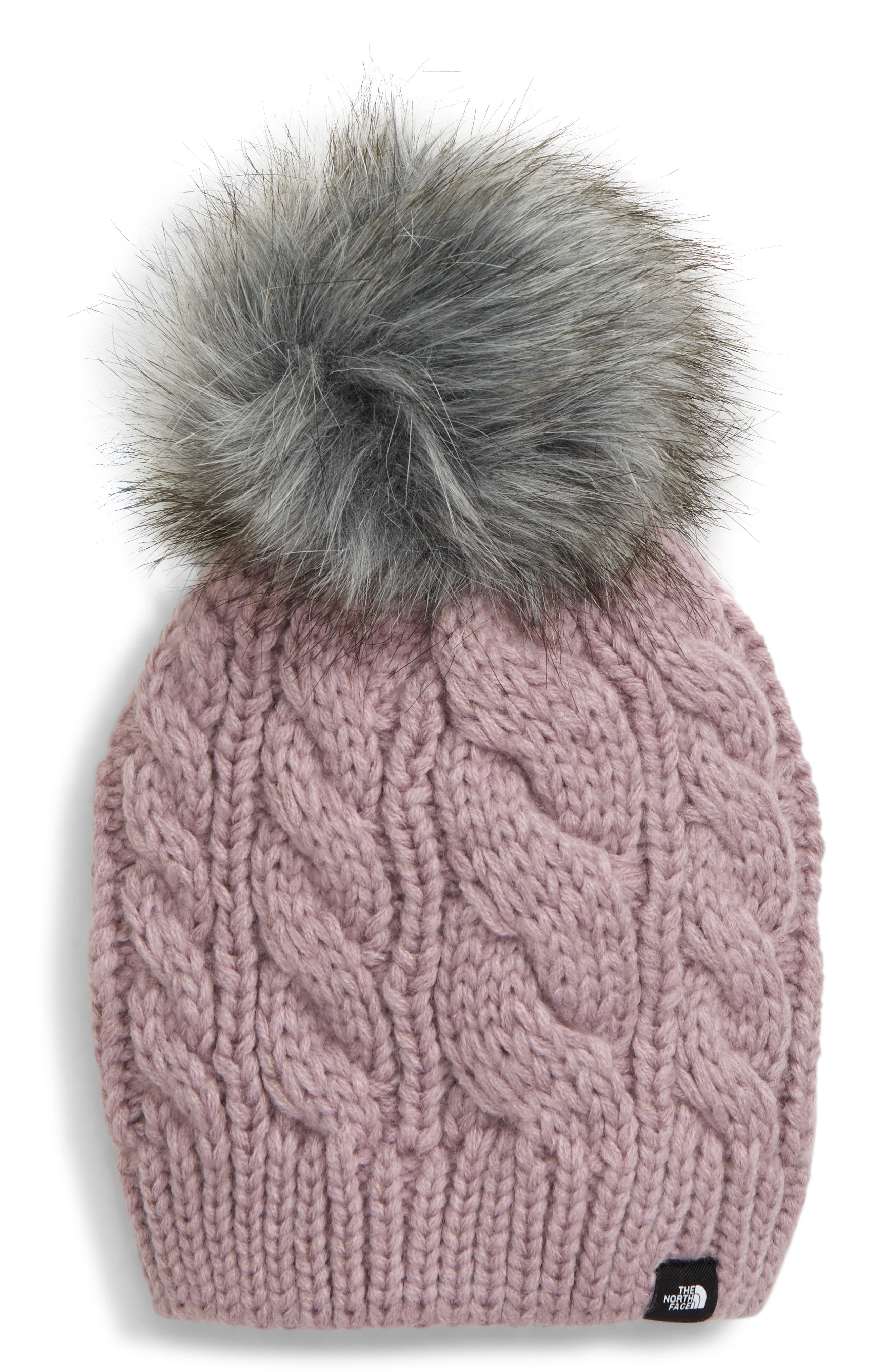 north face oh mega pom beanie