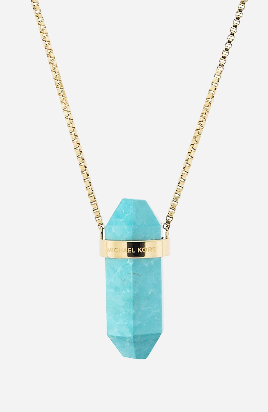 michael kors turquoise necklace