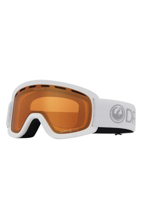 Kids' Lil D Base 44mm Snow Goggles in Rock Ll Amber