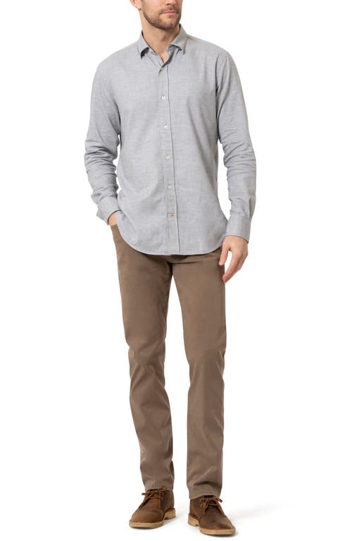 Shop 34 Heritage Charisma Relaxed Straight Leg Twill Pants In Timber Twill