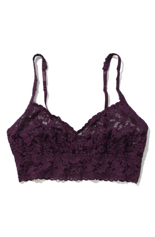 Shop Hanky Panky Retro Longline Bralette In Stone Fruit Purple