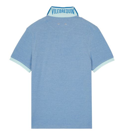 Vilebrequin Solid Cotton Polo In Thalassa