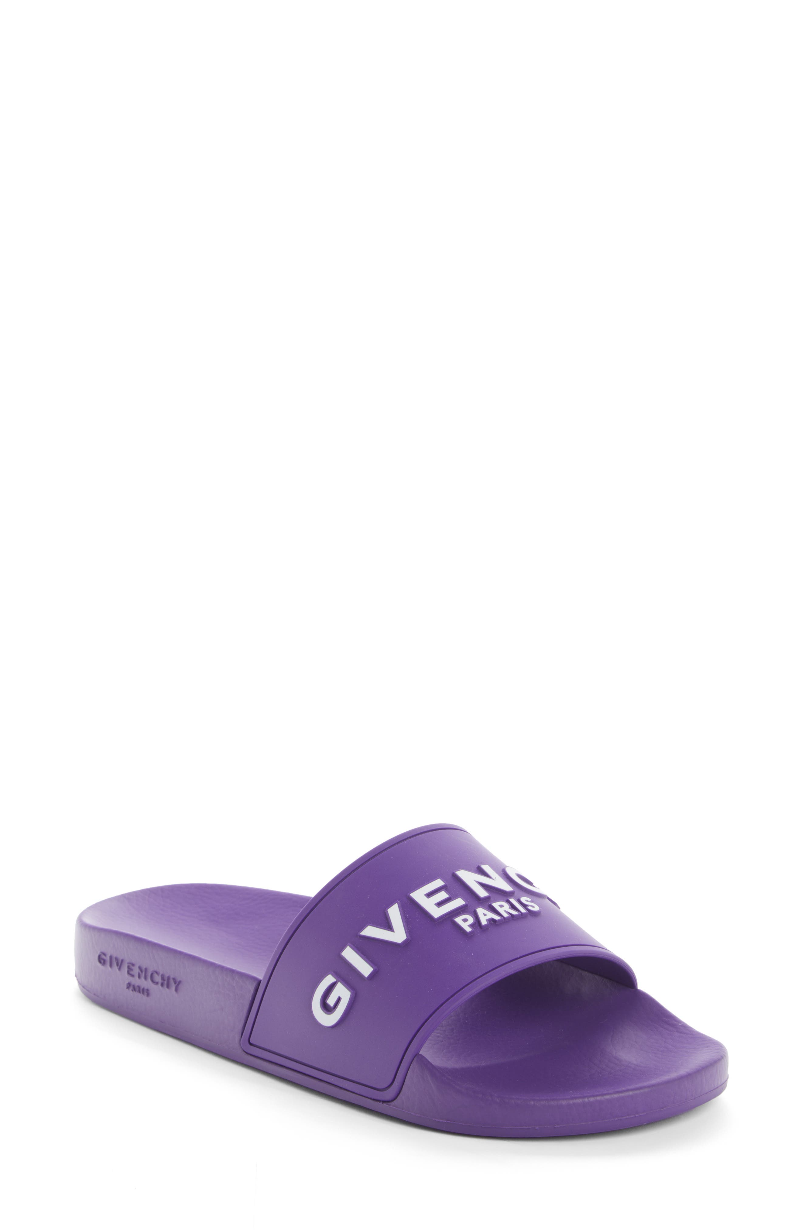 women's givenchy logo slides