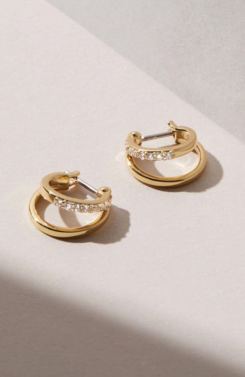 Shop Ana Luisa Double Hoop Earrings In Gold