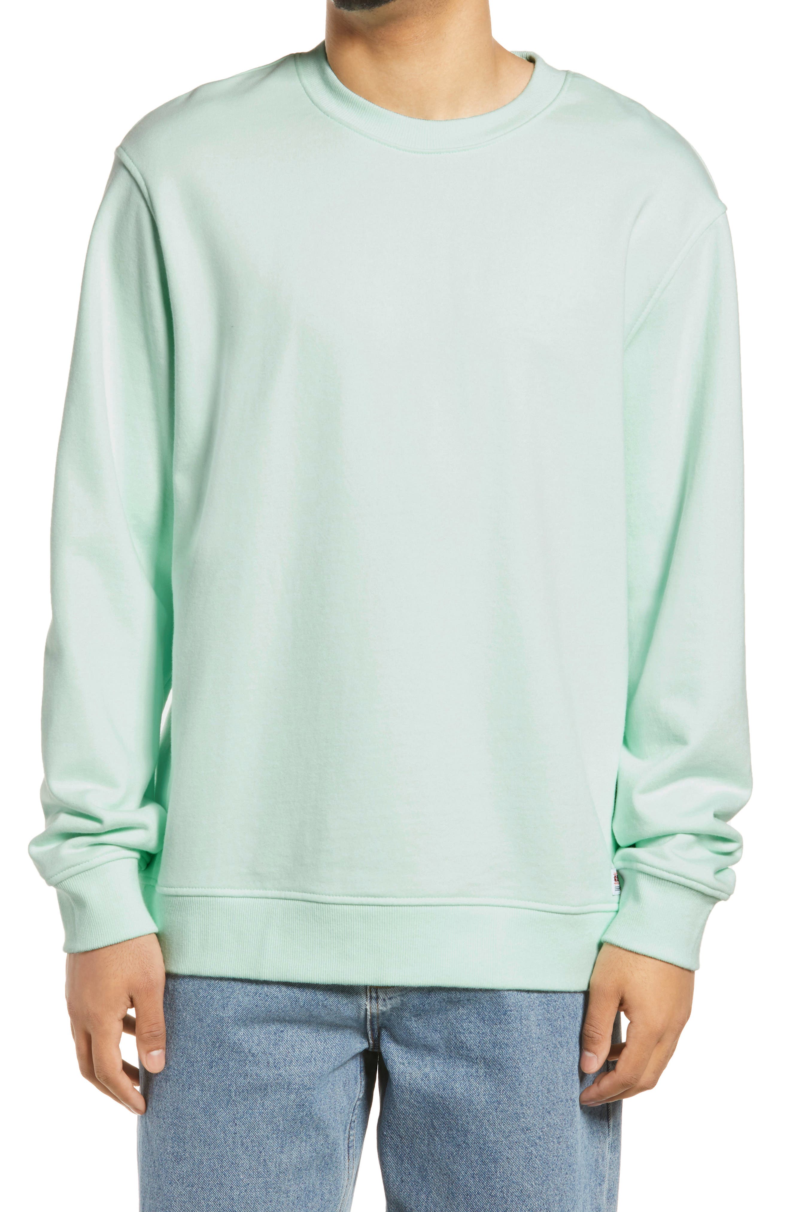hoodless sweatshirt mens