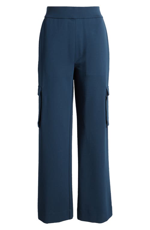 Shop Masai Copenhagen Perpetua Wide Leg Cargo Pants In Moonlit Ocean