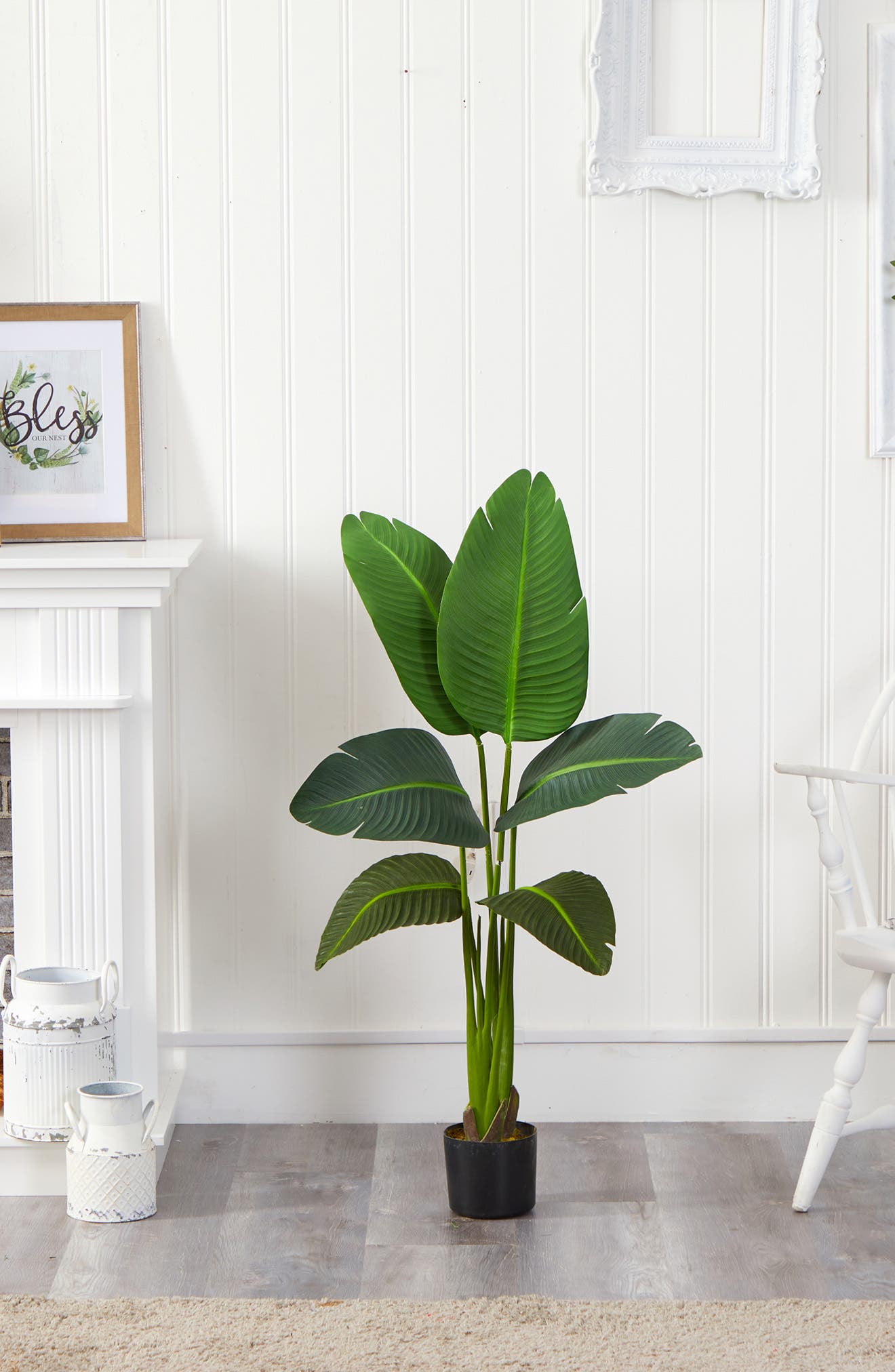 NEARLY NATURAL 45" Travelers Palm Artificial Palm Tree Nordstromrack