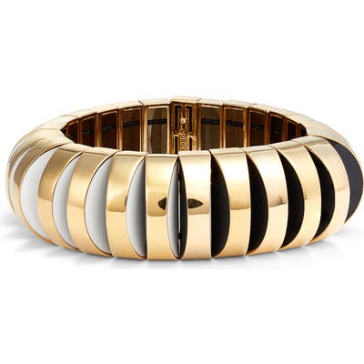Kate Spade New York Sliced Scallops Large Metal Stretch Bracelet