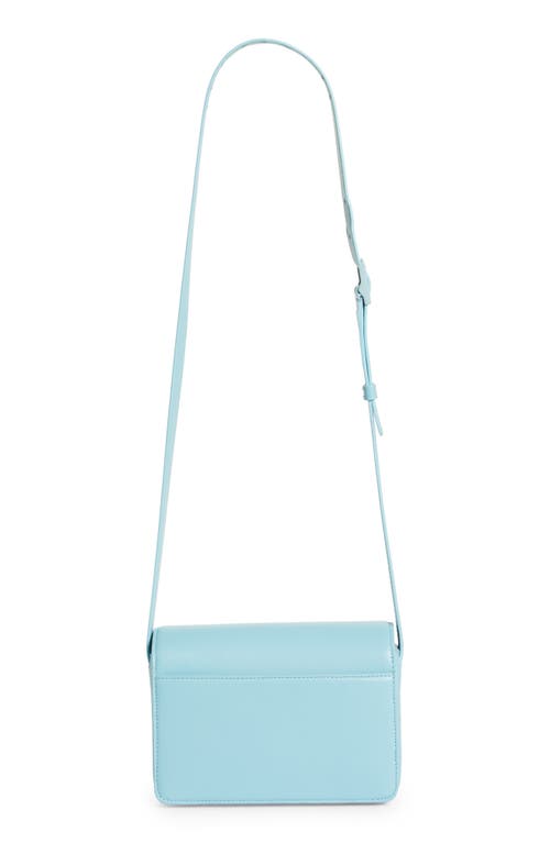 Shop Christian Louboutin Small Loubi54 Leather Crossbody Bag In V169 Mineral/mineral