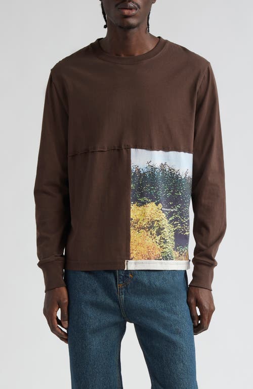Lapped Long Sleeve T-Shirt in Foliage