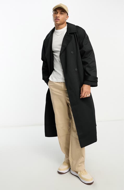 Medium Long Denim Trench Coat Windbreaker Mens Spring Autumn Trendy Slim  Youth Menswear Jacket - Buy Mens Denim Trench Coat,Mens Denim  Jacket,Menswear
