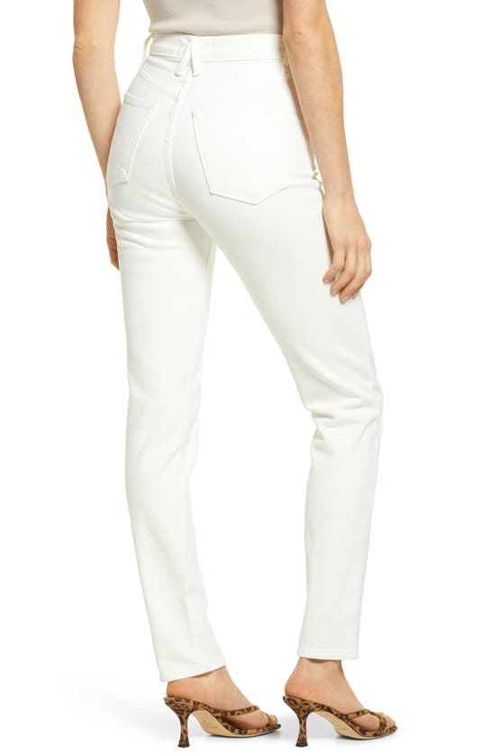 Shop Slvrlake Beatnik High Waist Ankle Slim Jeans In White