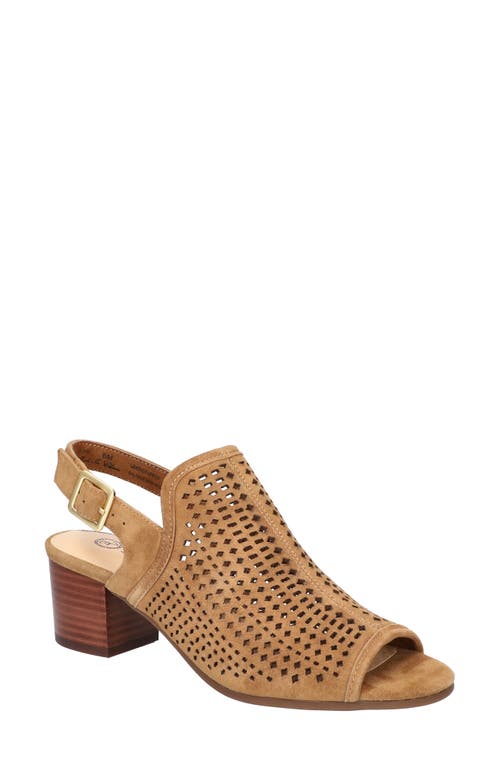 Bella Vita Emmalyn Sandal Dark Tan Suede Leather at Nordstrom,