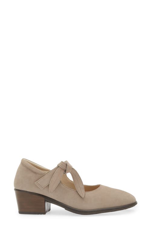 Naot Nobility Mary Jane Pump In Stone Nubuck