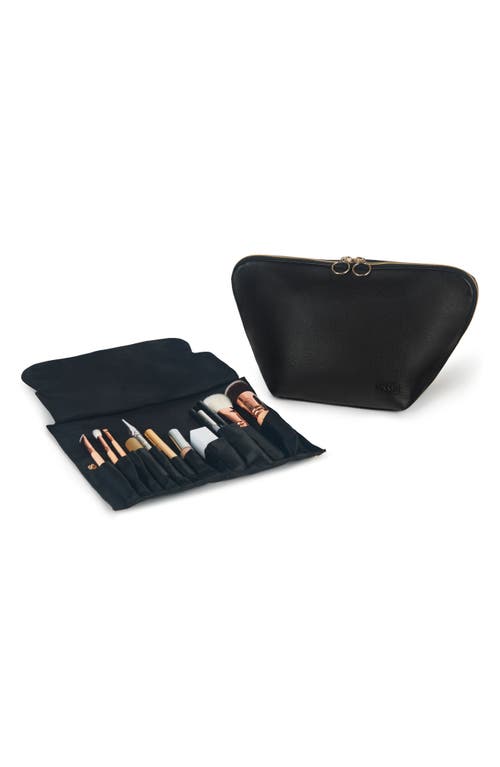 KUSSHI KUSSHI VACATIONER LEATHER MAKEUP BAG 