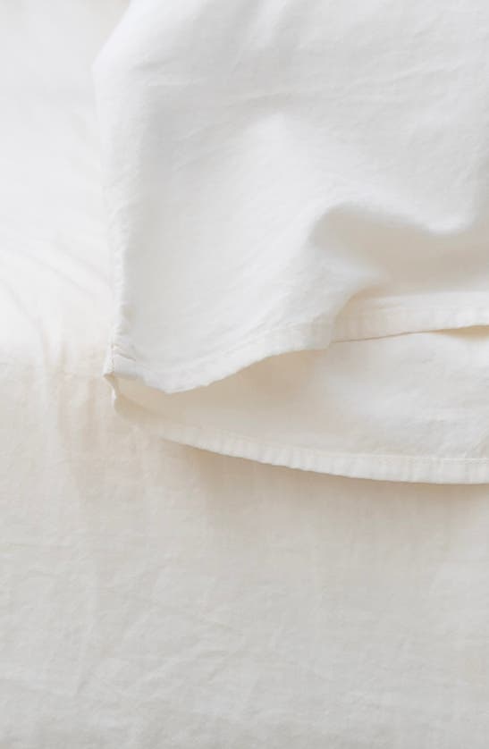 Shop Pom Pom At Home Mateo Crinkled Cotton Sheet Set In Greige