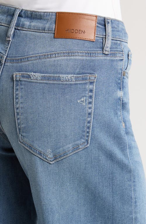 Shop Hidden Jeans Mid Rise Super Wide Leg Jeans In Medium Wash