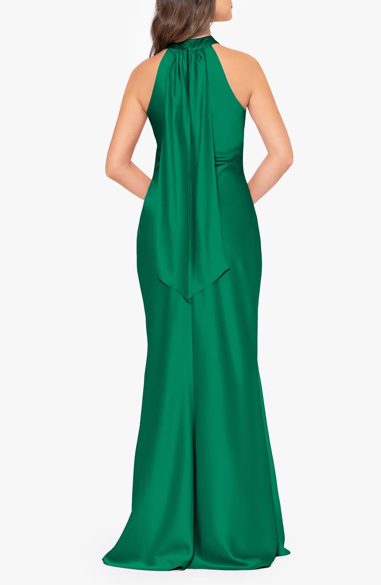 Timeless Elegance: Embellished Halter Gown for Enchanting Evenings