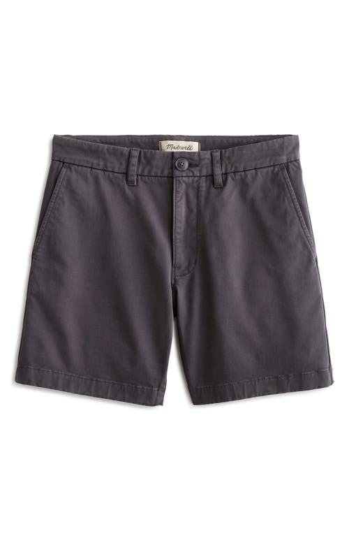 Madewell Chino Shorts In Thunder Cloud