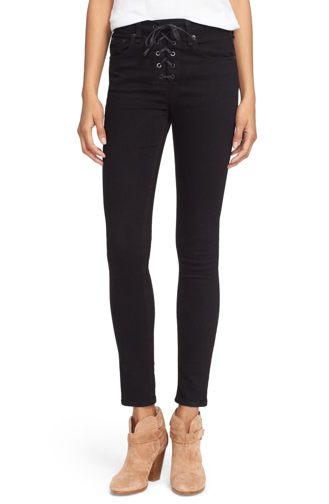 rag and bone simone lace up pants