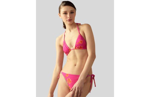 Shop Cynthia Rowley Bella Bikini Top In Pink