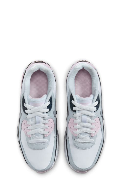 Nike Air Max 90 Sneaker In White/pink/navy