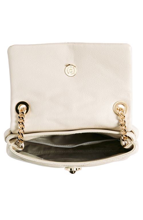Shop Rebecca Minkoff Edie Diamond Quilt Leather Crossbody Bag In Pearl