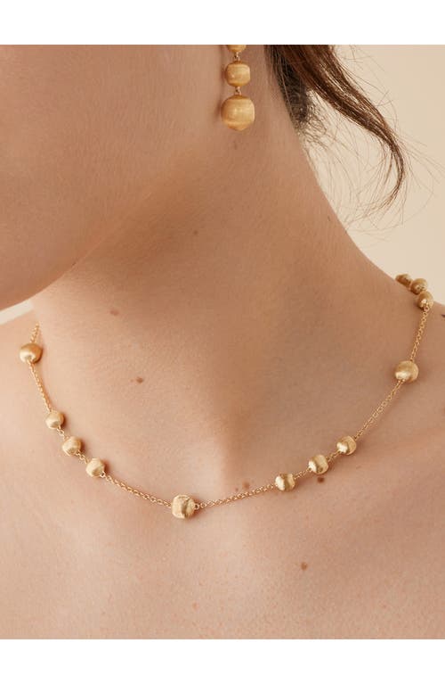 Marco Bicego 18k Yellow Gold Bead Station Necklace