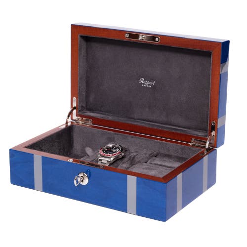 Shop Rapport London Carnaby Watch And Accessory Box In Blue